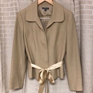 Ann Taylor dress jacket with silk cami